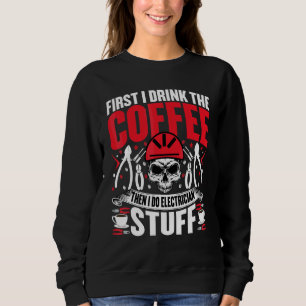 Sudadera Electricista   Café  Técnicos de electricidad