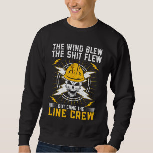 Sudadera Electricista diciendo Gracias a un liniero 1