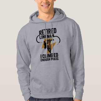 Sudadera Electricista Gráfico de Relámpago Negro y Dorado