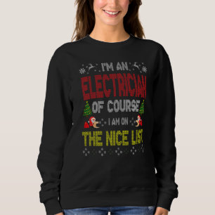 Sudadera Electricista Por Supuesto En La Lista Niza Feo Cri