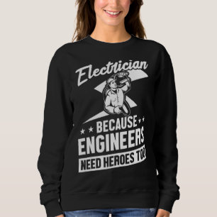 Sudadera Electricistas De Hombres Porque Los Ingenieros Tam