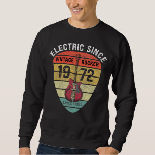 Sudadera Eléctrico desde 1972 - Púa de guitarra de balancin