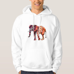 Sudadera Elefante abstracto colorido