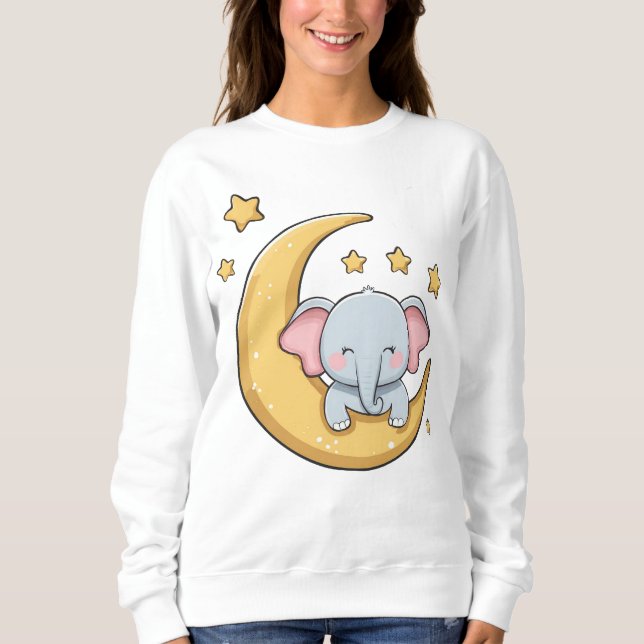 Sudadera Elefante Bebé Sleepy (Anverso)