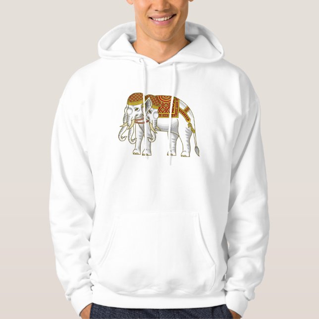 Sudadera Elefante blanco Erawan tailandés (Anverso)