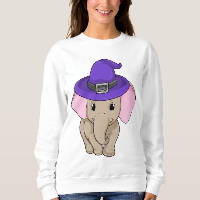 Sudadera Elefante como asistente (Anverso)