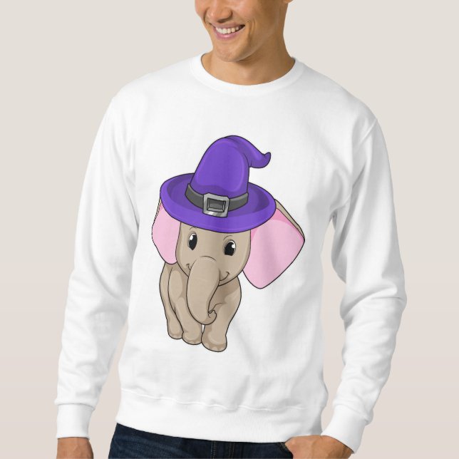 Sudadera Elefante como asistente (Anverso)