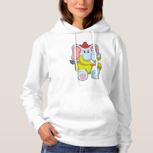 Sudadera Elefante como bombero con protectores