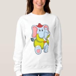 Sudadera Elefante como bombero con protectores