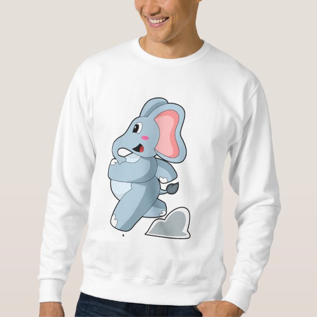 Sudadera Elefante como fugitivo (Anverso)