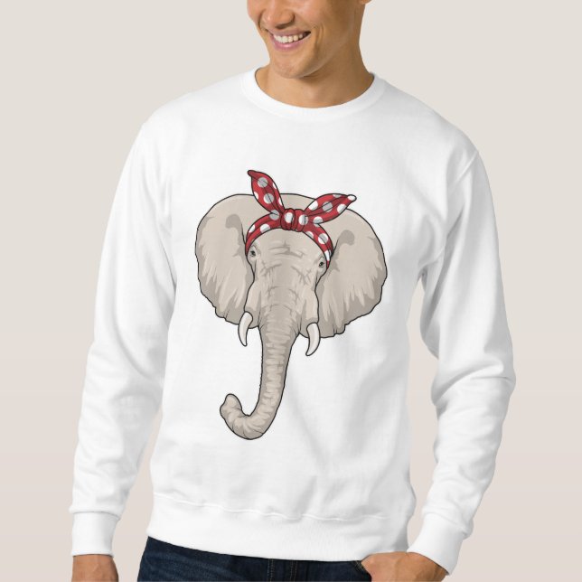 Sudadera Elefante con Bandana (Anverso)