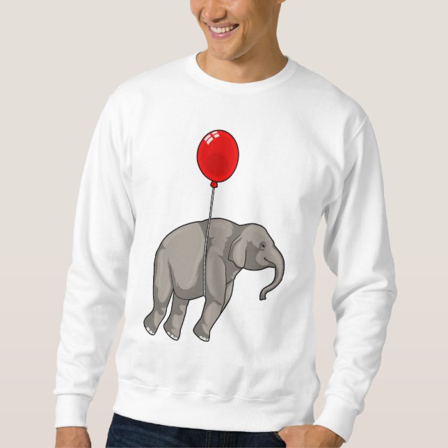 Sudadera Elefante con globo (Anverso)