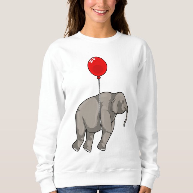 Sudadera Elefante con globo (Anverso)