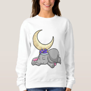 Sudadera Elefante con luna