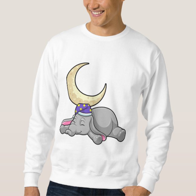 Sudadera Elefante con luna (Anverso)