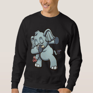 Sudadera Elefante Cutáneo Para Niños O Chicas O Un Niño