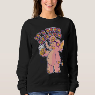 Sudadera elefante de la seducción tomando gafas de sol disf