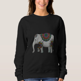 Sudadera Elefante decorativo femenino