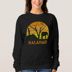Sudadera Elefante del desierto de Kalahari Meerkat Sunset S