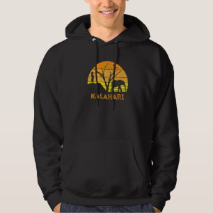 Sudadera Elefante del desierto de Kalahari Meerkat Sunset S
