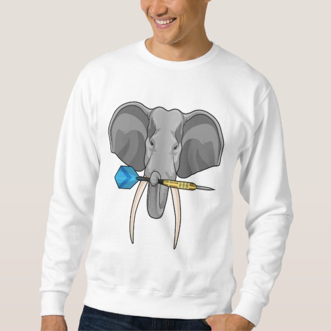 Sudadera Elefante en Darts con Dart (Anverso)
