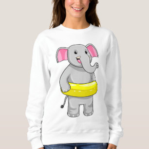 Sudadera Elefante en el baño con la vida