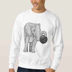 Sudadera Elefante en el Bowling con bolas