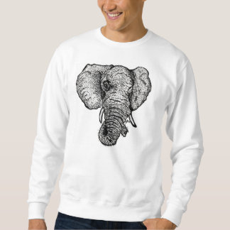 Sudadera Elefante en el cuarto (cuello barco)