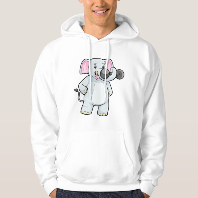 Sudadera Elefante en el entrenamiento Strenght con Dumbbell (Anverso)
