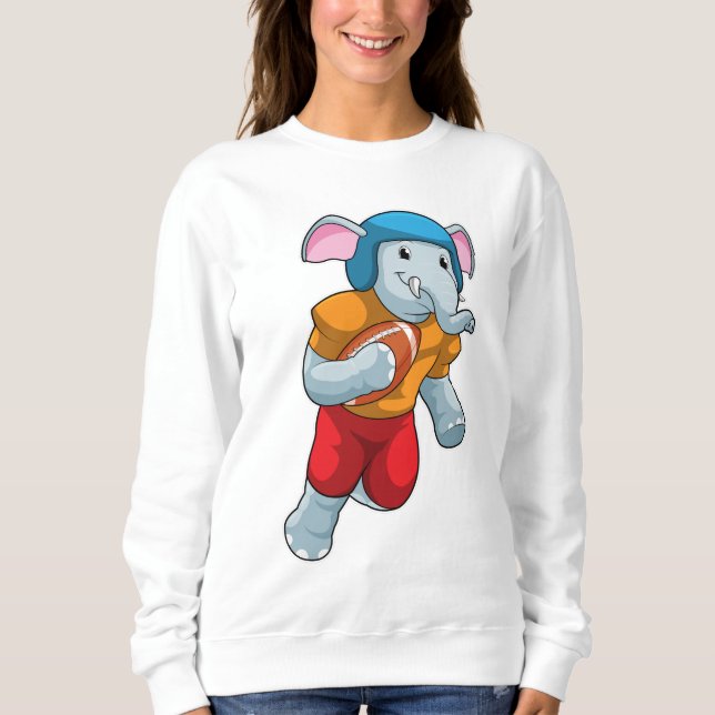 Sudadera Elefante en los deportes de fútbol (Anverso)