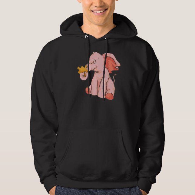 Sudadera Elefante Guay con autismo rompe la cinta autista (Anverso)