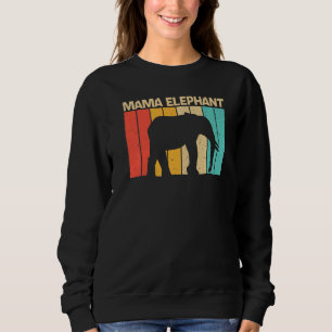 Sudadera Elefante Guay Para Mujeres Chicas Elefante Vintage