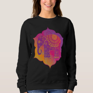 Sudadera Elefante Mandala Atención Plena Amabilidad Medit
