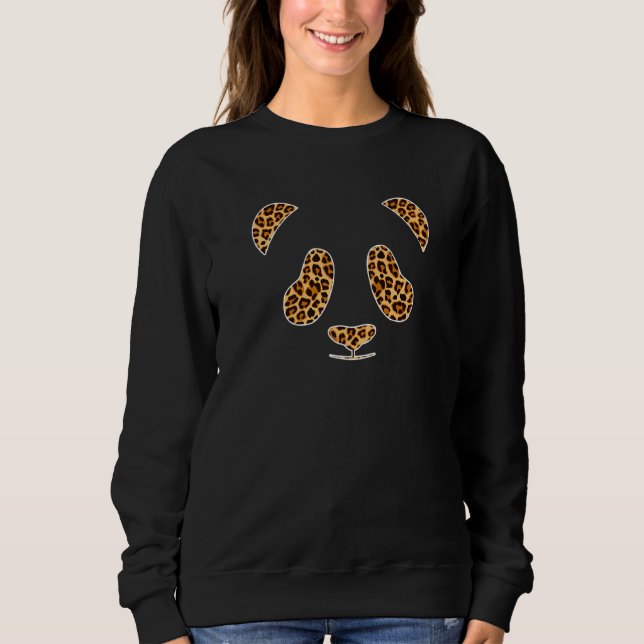 Sudadera Elefante Mascota Shrew Chicas de leopardo impreso  (Anverso)
