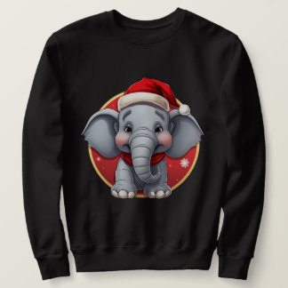 Sudadera Elefante Navidad