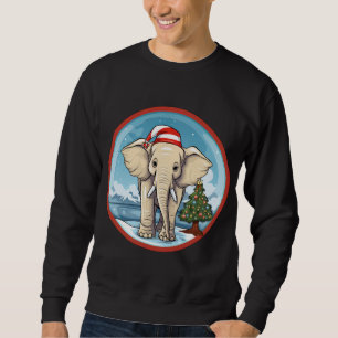Sudadera Elefante Navidad
