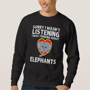 Sudadera Elefante Para Hombres Mujeres Mayor Zoológico Circ