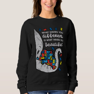 Sudadera Elefante que te hace diferente conciencia del auti