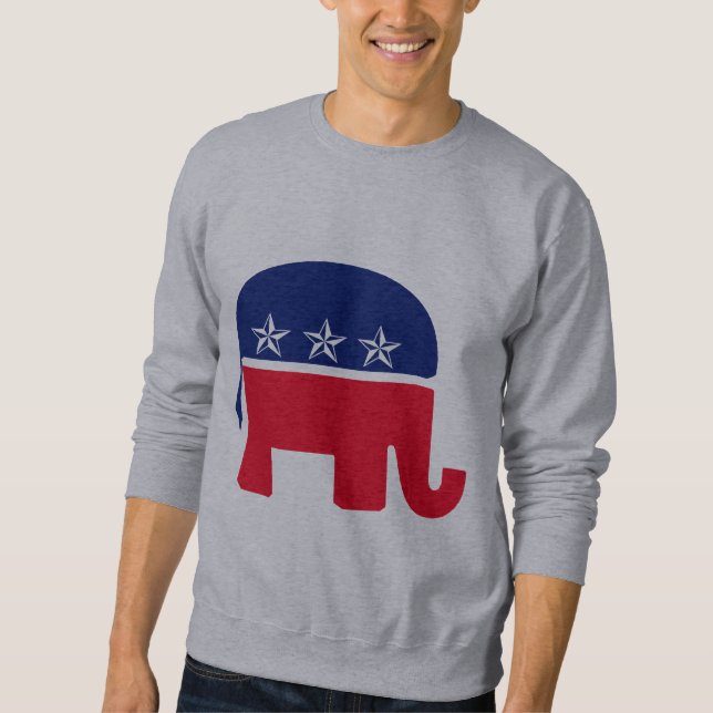 Sudadera Elefante republicano (Anverso)