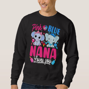 Sudadera Elefante Revelación de Género Te Ama Nana Rosa o A