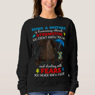 Sudadera Elefante siendo una madre Conciencia del autismo p