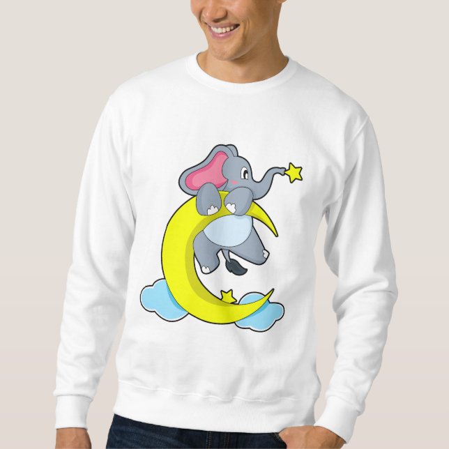 Sudadera Elefante sobre las nubes (Anverso)
