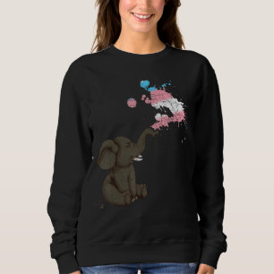 Sudadera Elefante Transsexual Queer África Animal Lgbtq Tra
