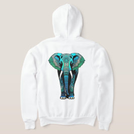 Sudadera Elefante Tribal Colorido - Vida silvestre artístic