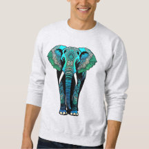 Elefante Tribal Colorido - Vida silvestre artístic