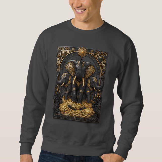 Sudadera Elefantes de la Abundancia (Anverso)