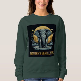 Sudadera Elefantes La Gentil Gigante de la Naturaleza