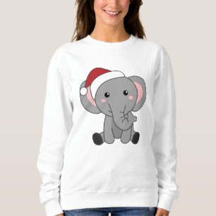 Sudadera Elefantes Navidades de Elefantes Niegan a los Anim