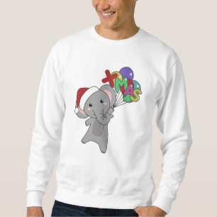 Sudadera Elefantes Navidades de Elefantes Niegan a los Anim