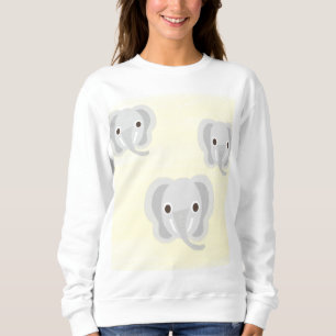 Sudadera elefantes pintando arte